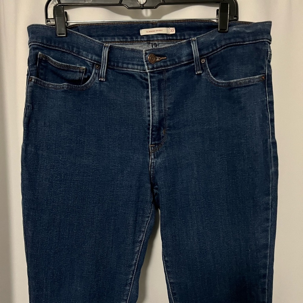 Levi’s Slimming Skinny Jeans Size 33 - Picture 2 of 6